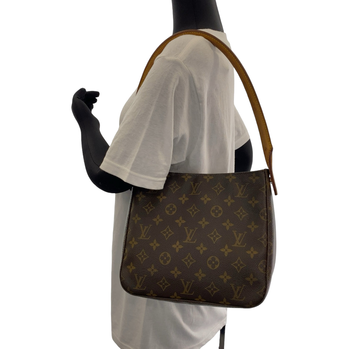 Louis Vuitton Monogram Looping MM Shoulder Bag M51146 in Very Good Condition