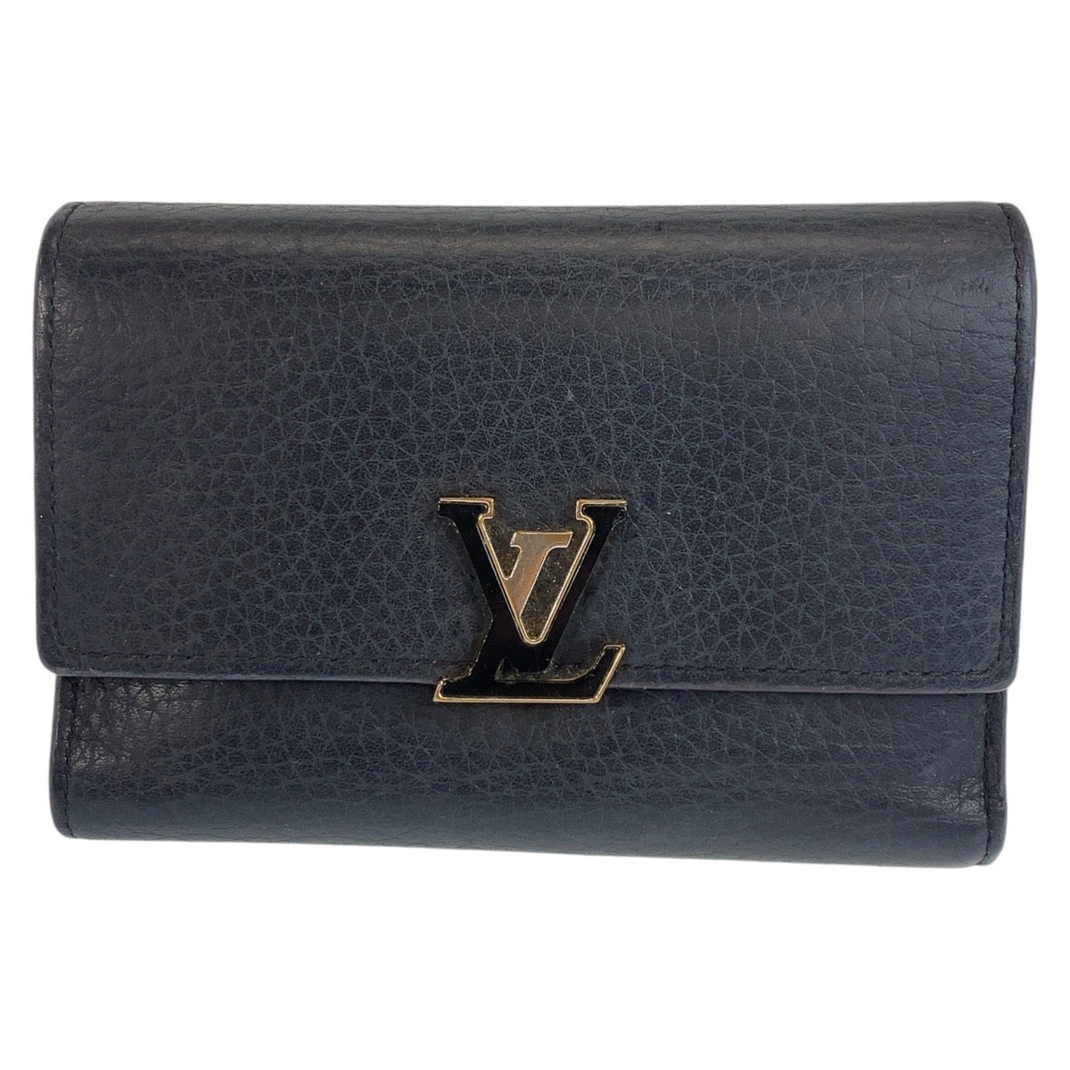 Louis Vuitton Capucines Leather Compact Wallet M61248 in Very Good Condition