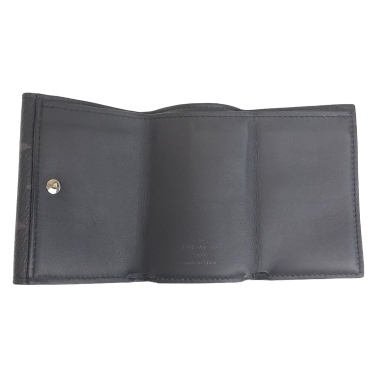 Louis Vuitton Monogram Eclipse Discovery Compact Wallet in Very Good Condition