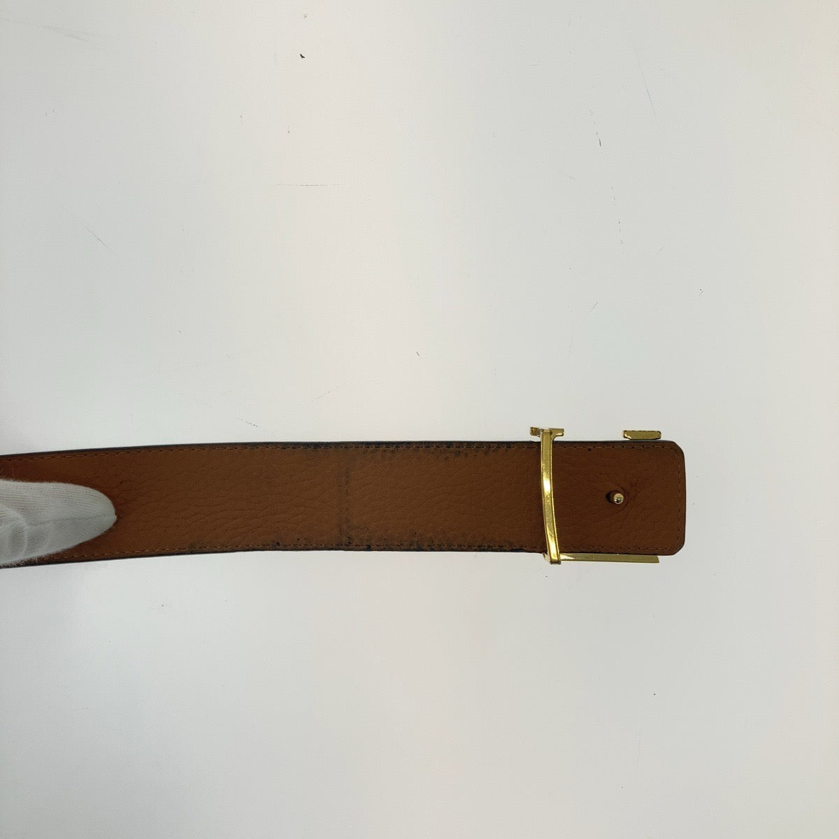 Louis Vuitton Leather Reversible Belt