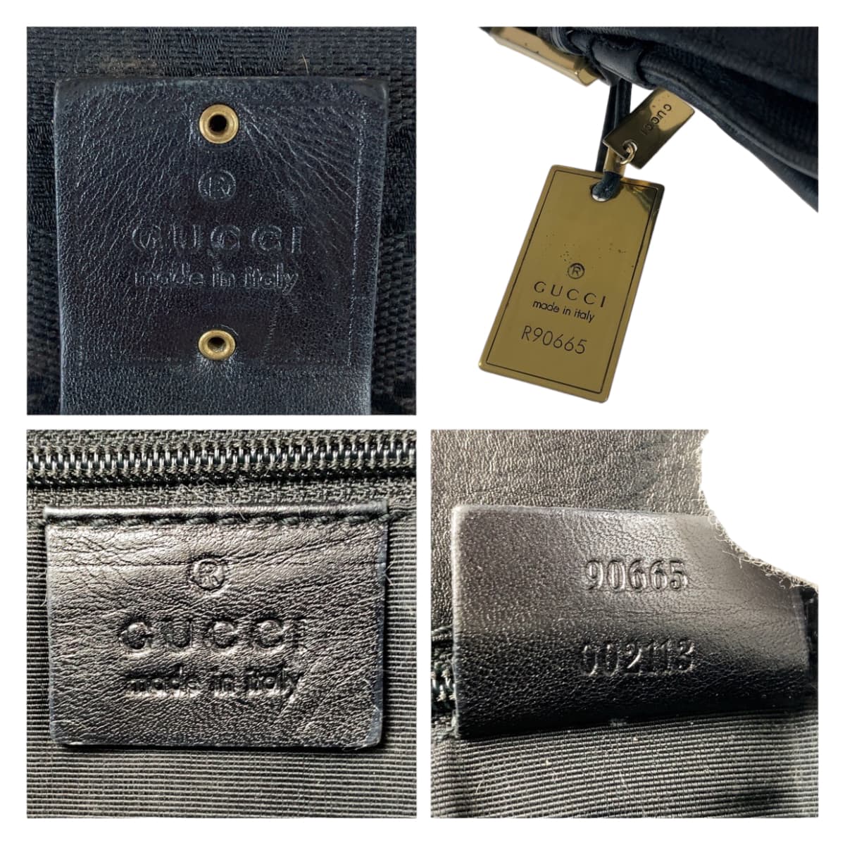 Gucci GG Canvas Leather Shoulder Bag