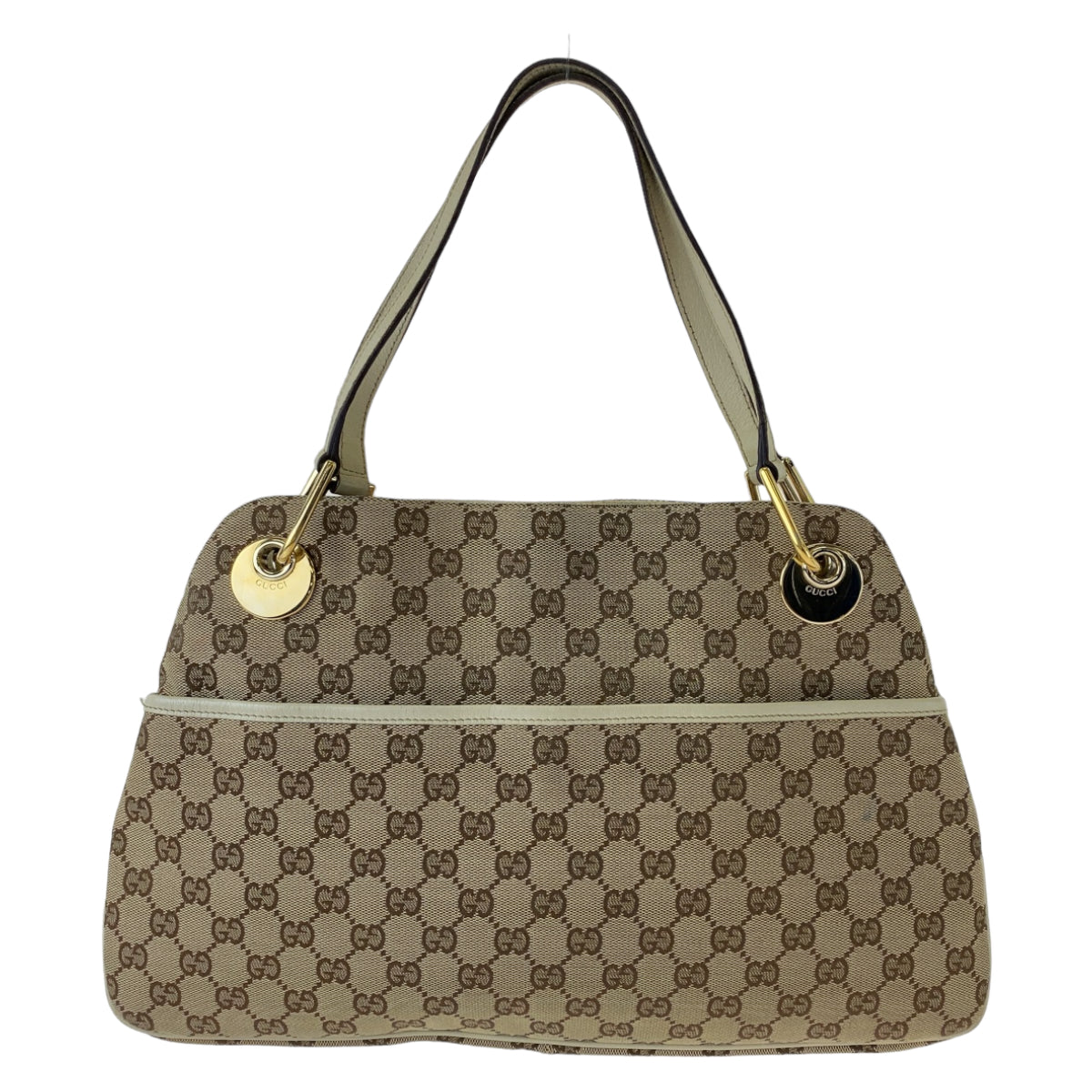 Gucci GG Canvas Shoulder Tote Bag 121023 in Very Good Condition