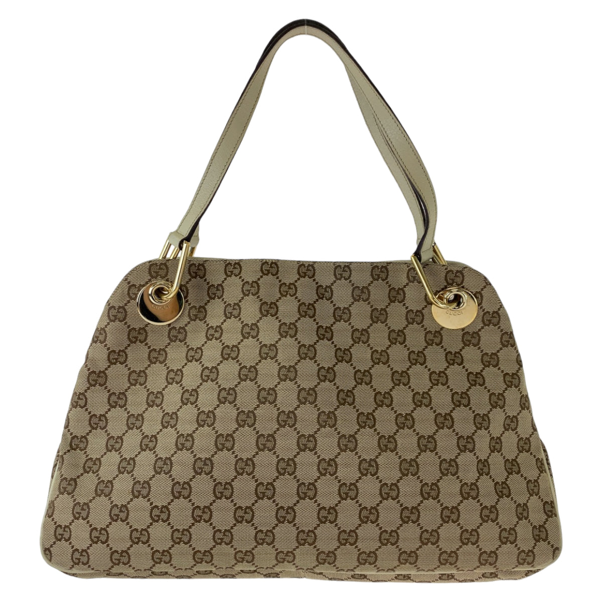 Gucci GG Canvas Shoulder Tote Bag 121023 in Very Good Condition