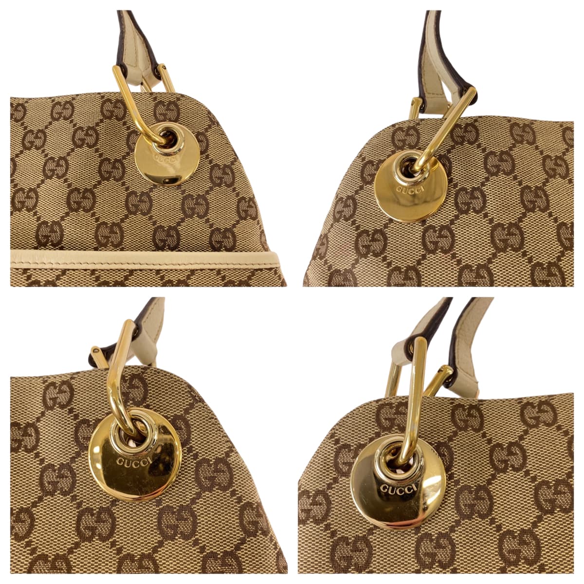 Gucci GG Canvas Shoulder Tote Bag