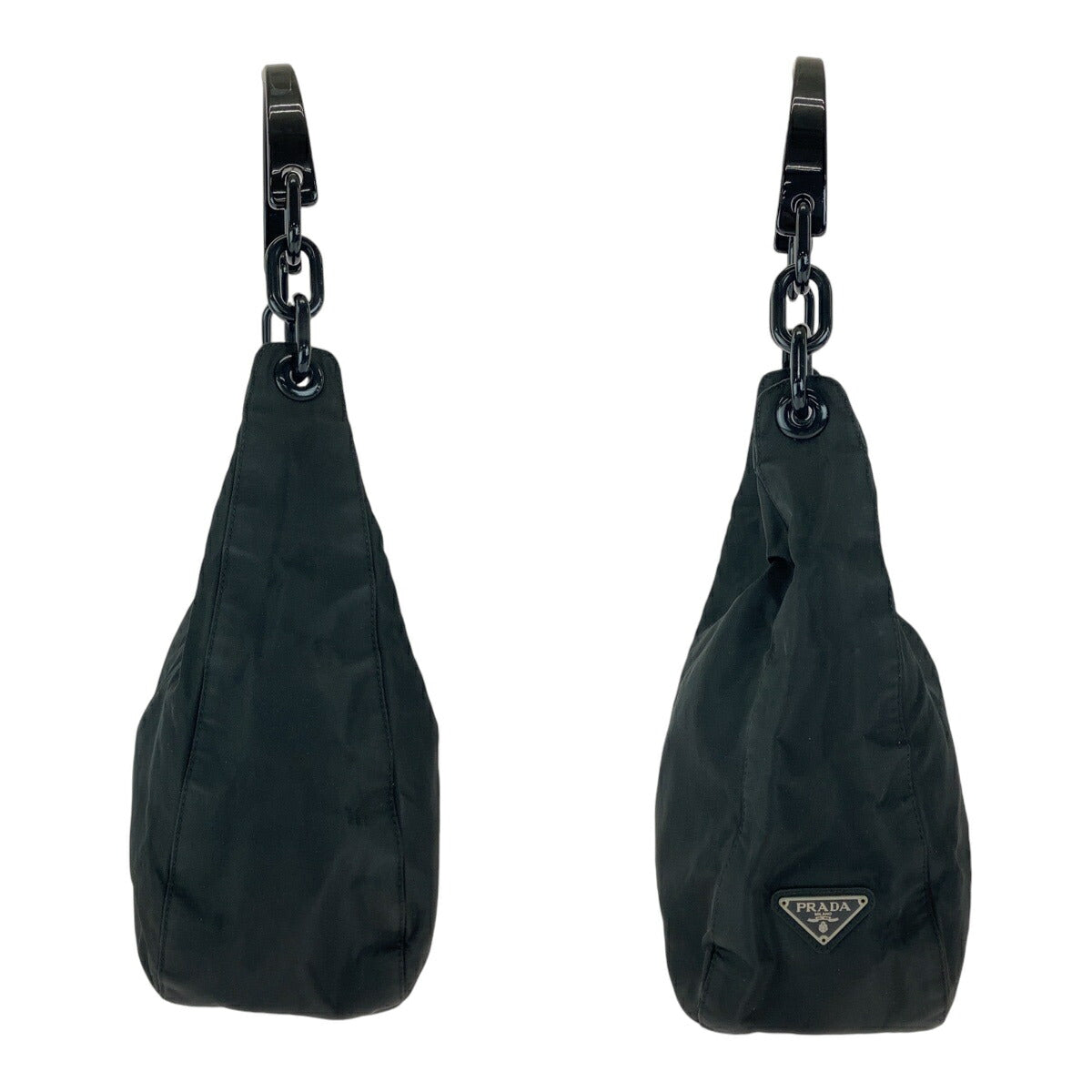 Prada Nylon Tessuto Triangle Logo Shoulder Bag