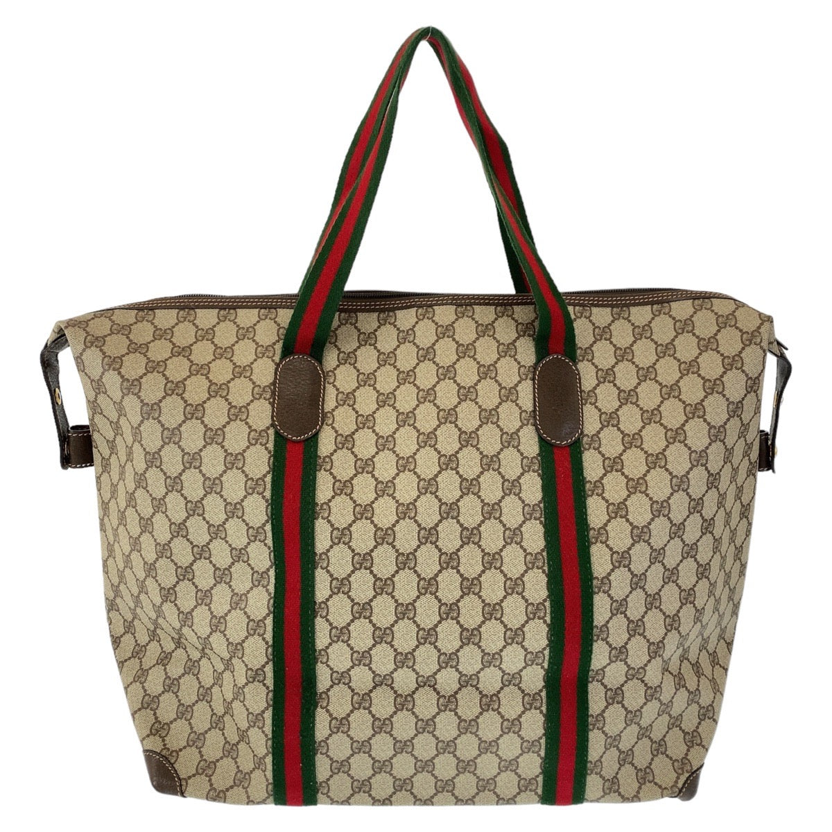 Gucci Vintage Boston Bag GG Supreme Canvas/Leather