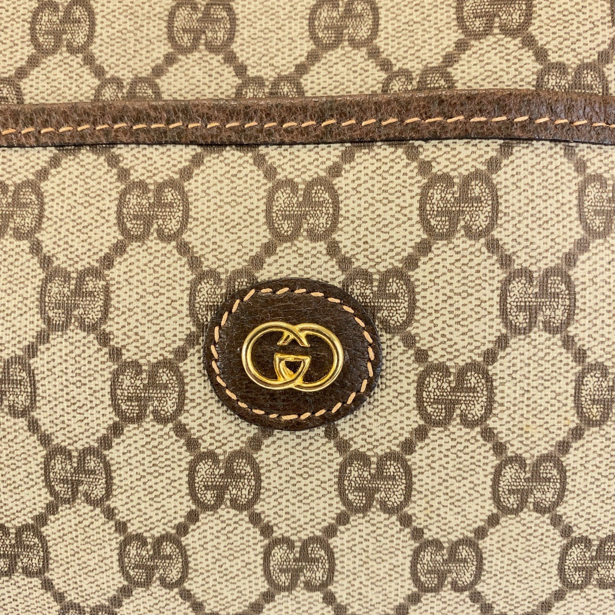 Gucci Vintage Boston Bag GG Supreme Canvas/Leather