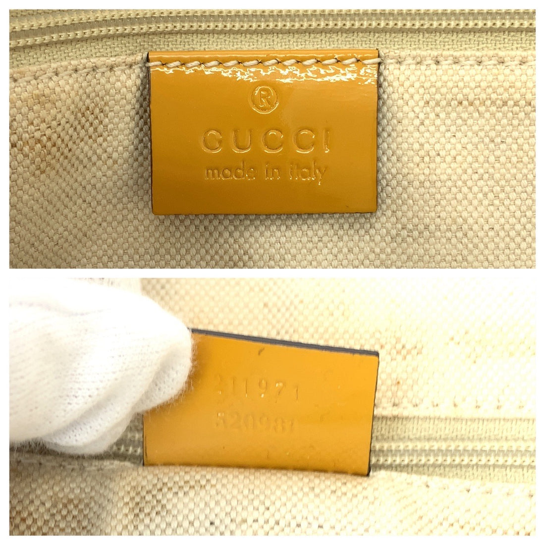 Gucci GG Canvas Sherry Line Tote Bag