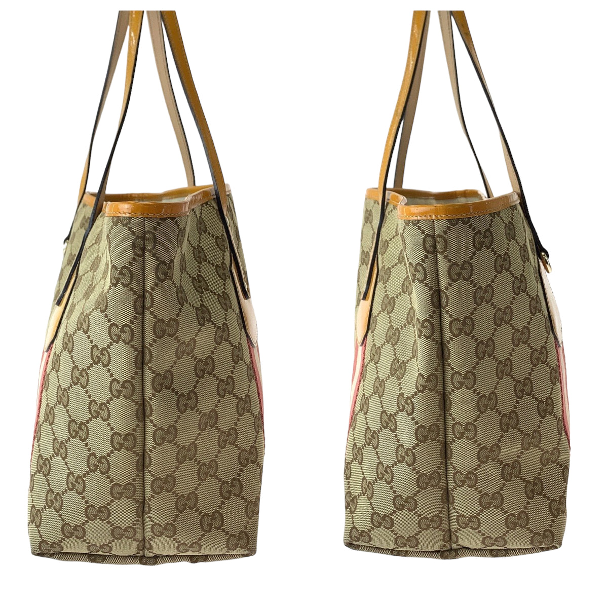 Gucci GG Canvas Sherry Line Tote Bag