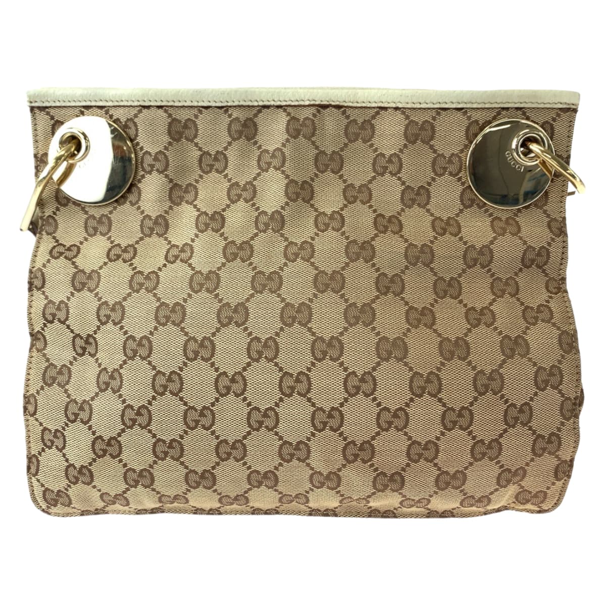 Gucci GG Canvas Shoulder Bag 120841 in Very Good Condition