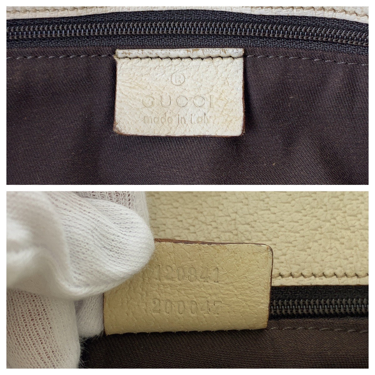 Gucci GG Canvas Shoulder Bag Brown Beige