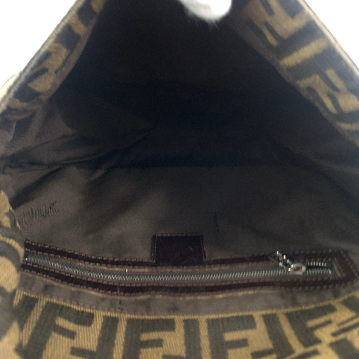 Fendi Canvas Mamma Bucket Shoulder Bag in Very Good Condition