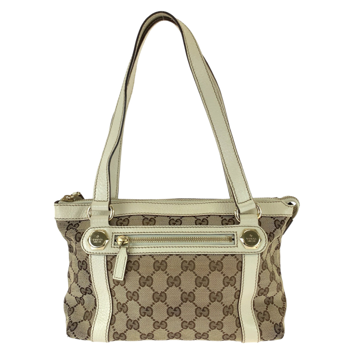 Gucci GG Canvas Shoulder Tote Bag 142558 in Very Good Condition