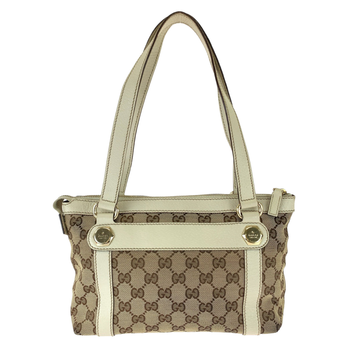 Gucci GG Canvas Shoulder Tote Bag 142558 in Very Good Condition