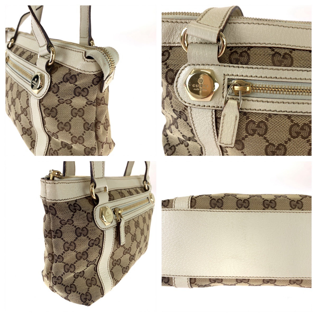 Gucci GG Canvas Shoulder Tote Bag