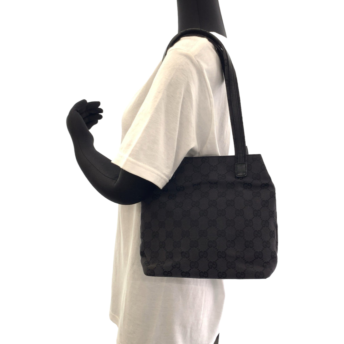 Gucci GG Canvas Shoulder Tote Bag