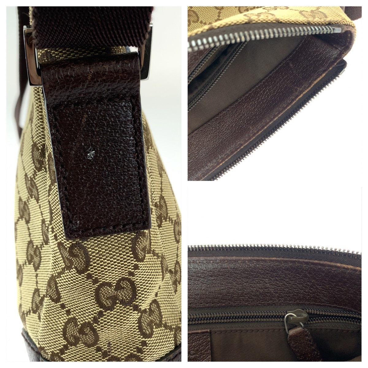 Gucci GG Canvas Shoulder Messenger Bag