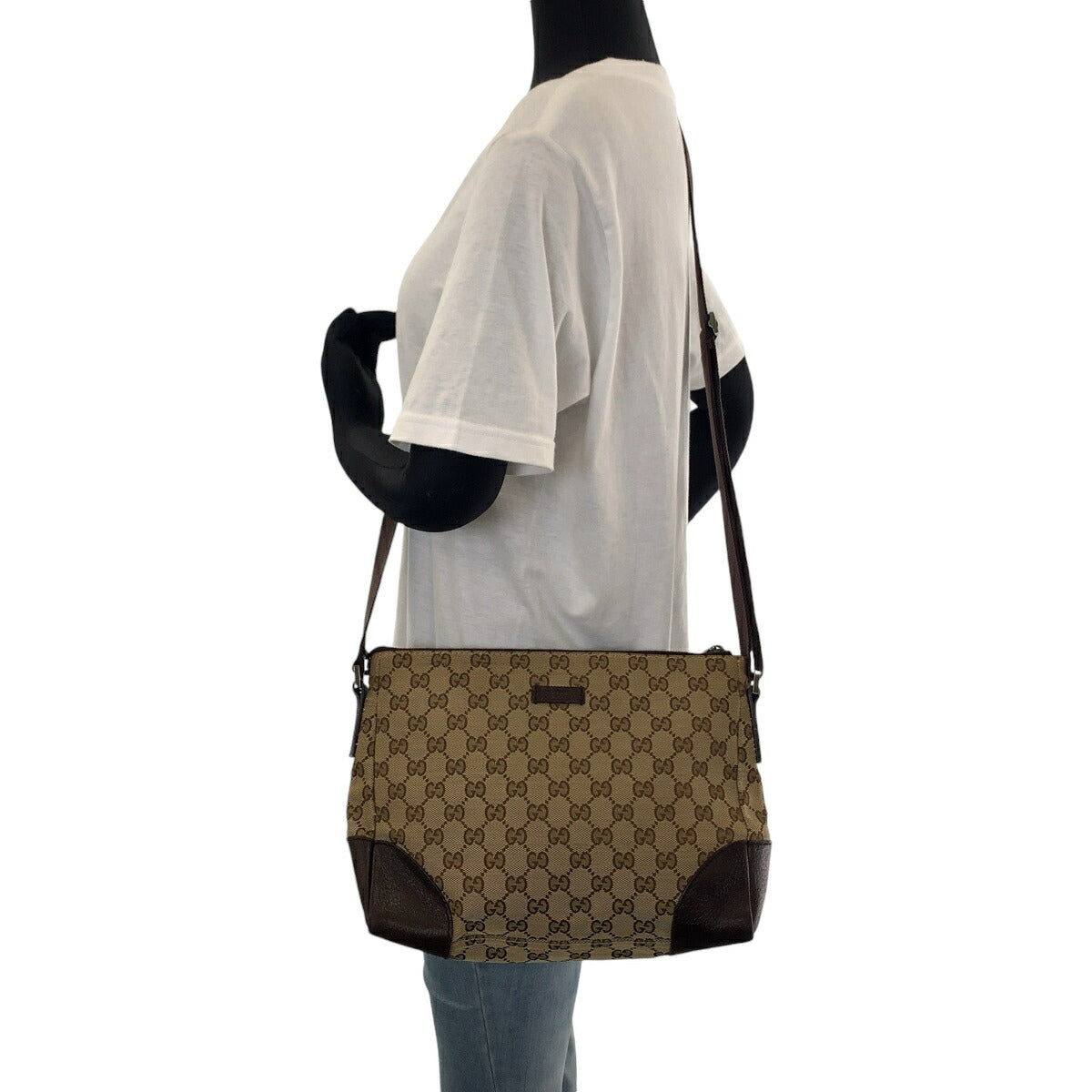 Gucci GG Canvas Shoulder Messenger Bag