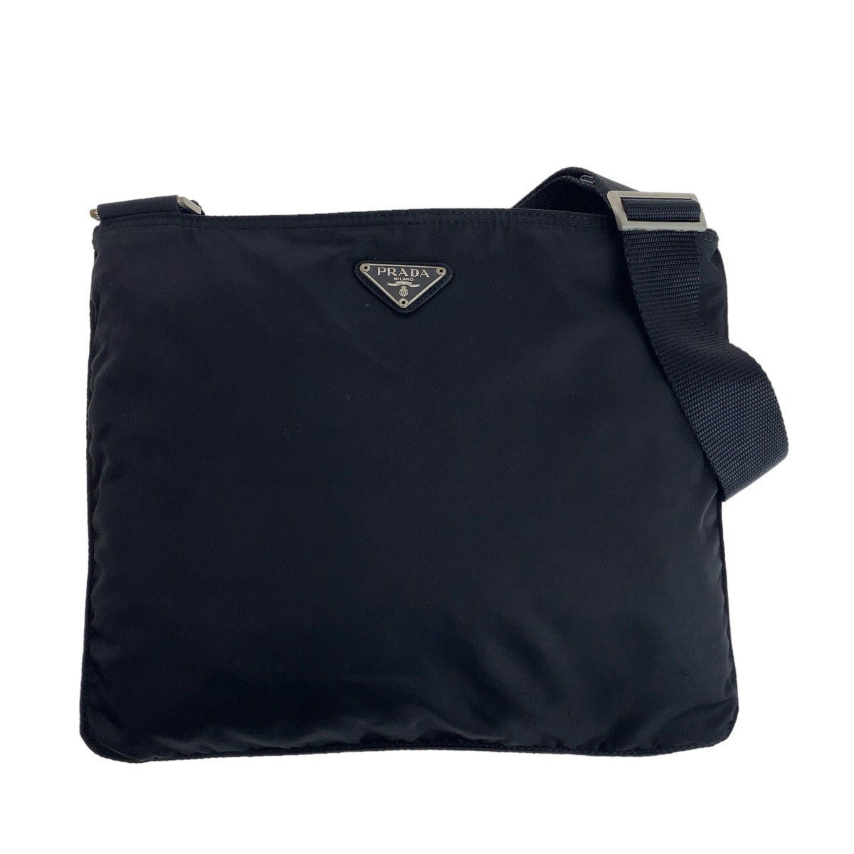 Prada Nylon Tessuto Triangle Logo Shoulder Bag