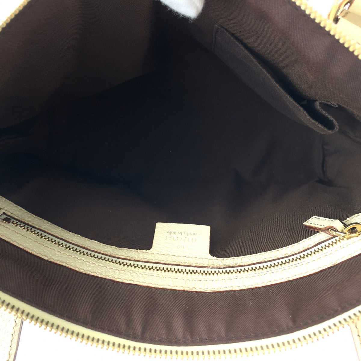 Gucci GG Canvas Leather Tote Bag