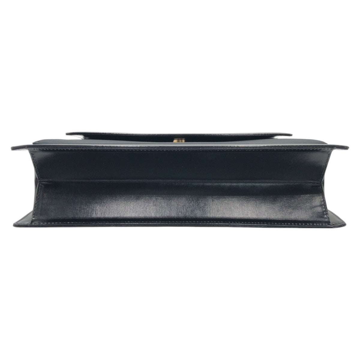 Yves Saint Laurent Vintage Black Enamel Handbag