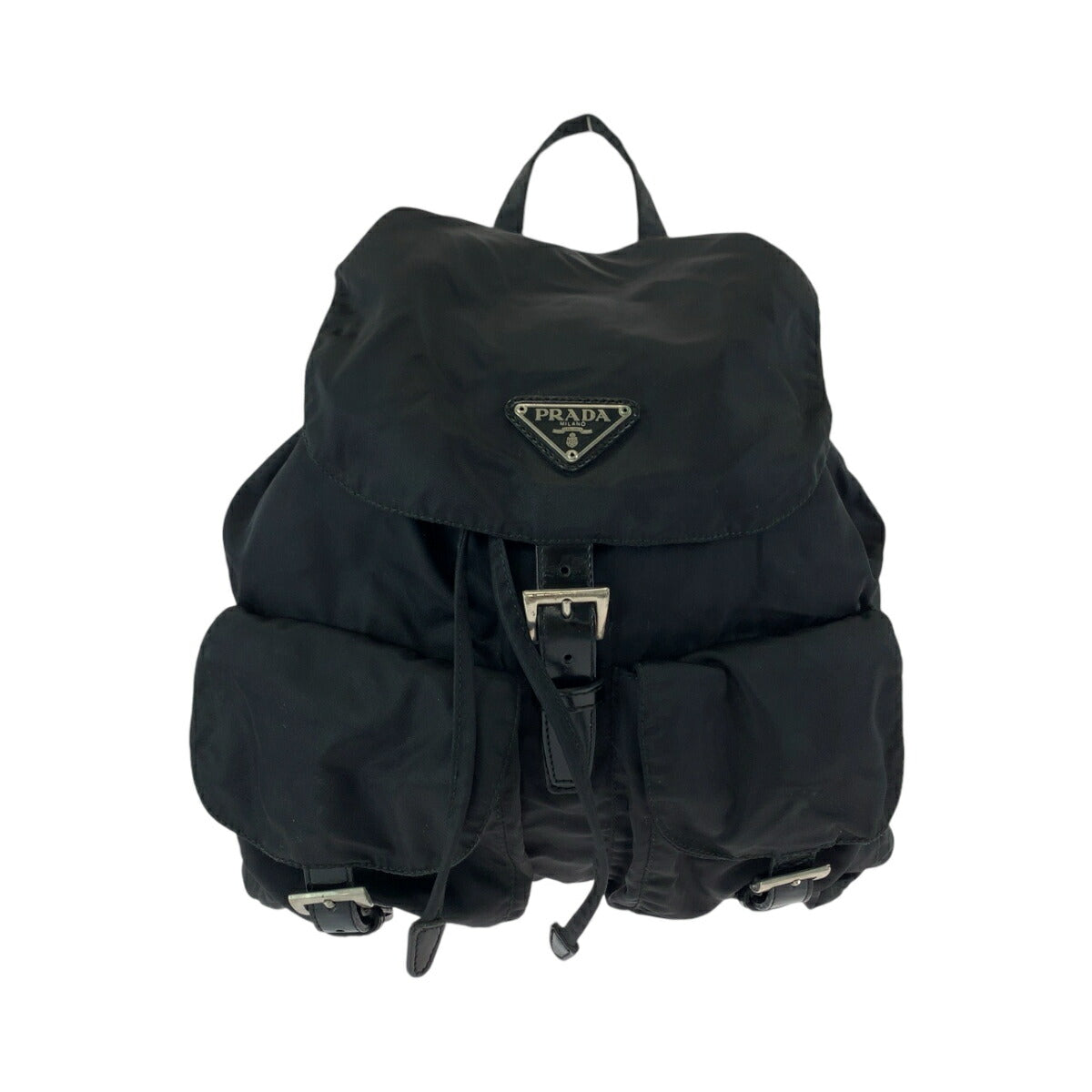 Prada Nylon Tessuto Logo Backpack