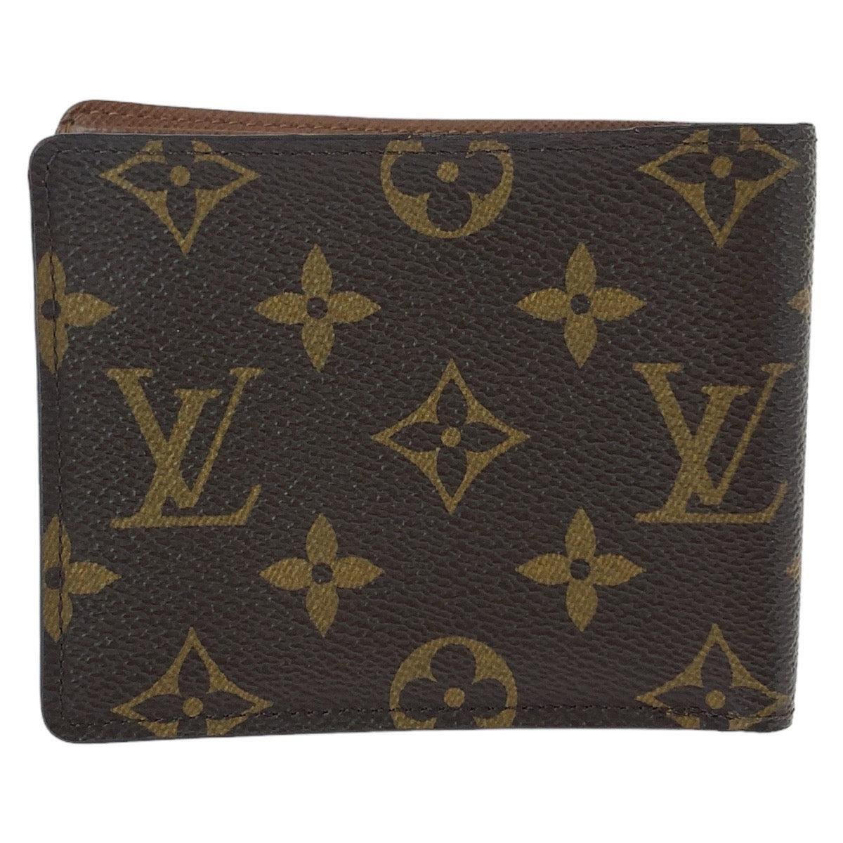 Louis Vuitton Monogram Portefeuille Multiple Brown PVC Wallet M60895 in Very Good Condition