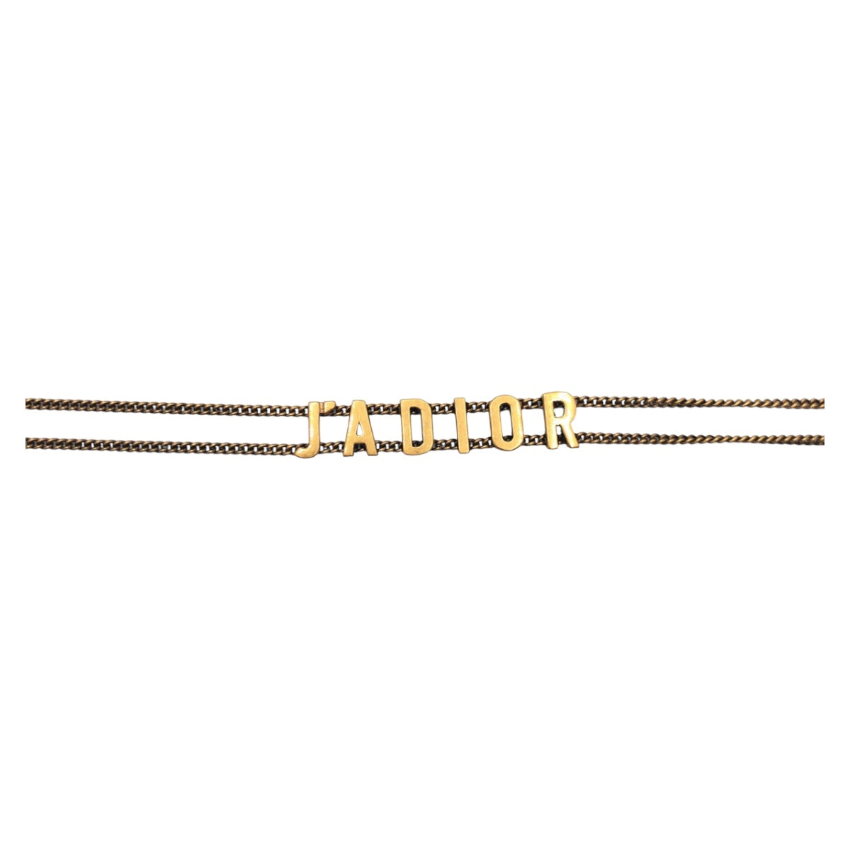 Dior J'A DIOR Gold Metal Necklace Choker