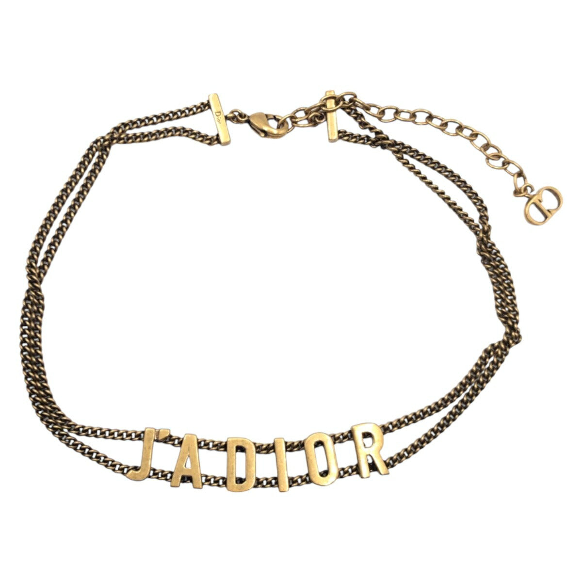 Dior J'A DIOR Gold Metal Necklace Choker