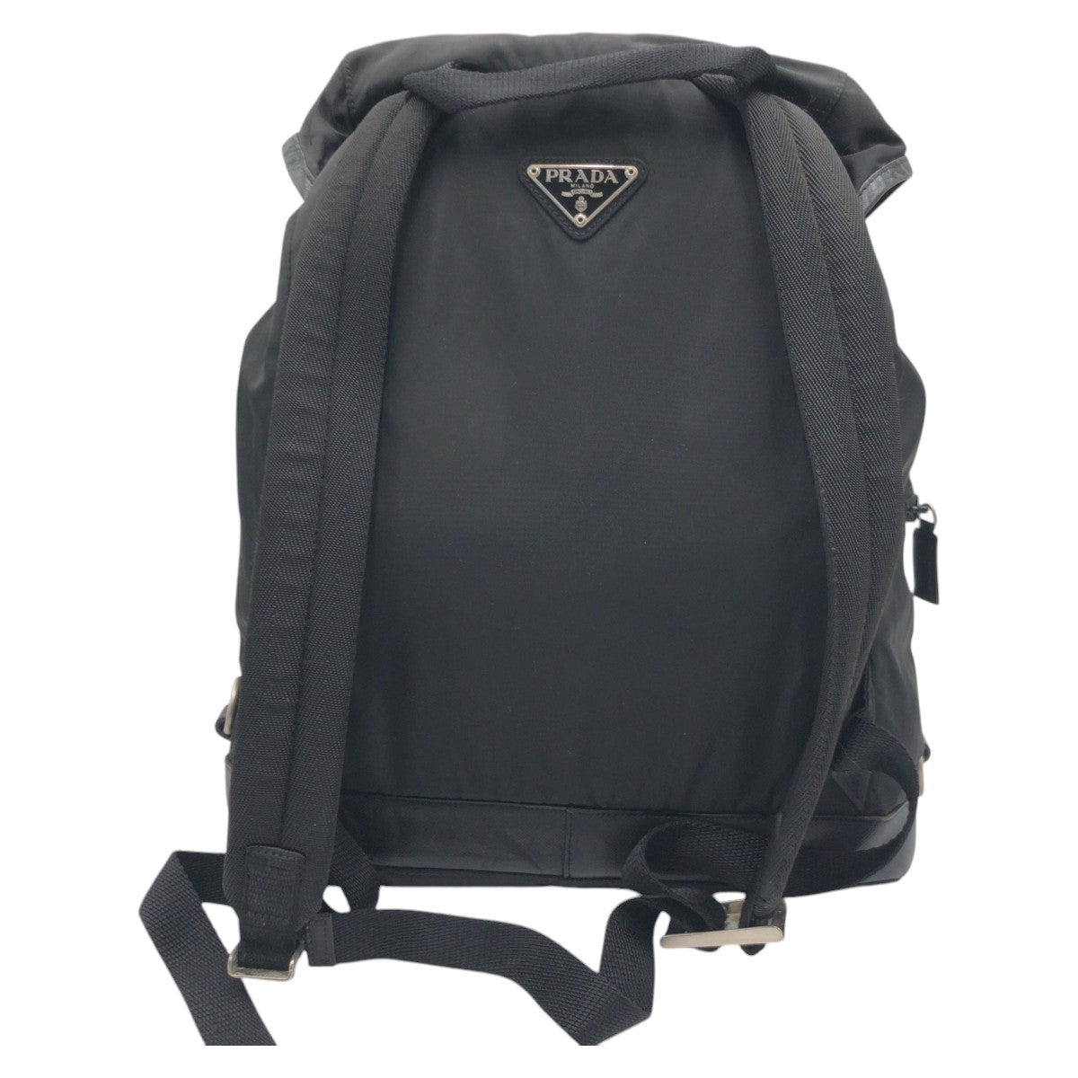 Prada Nylon Tessuto Logo Backpack