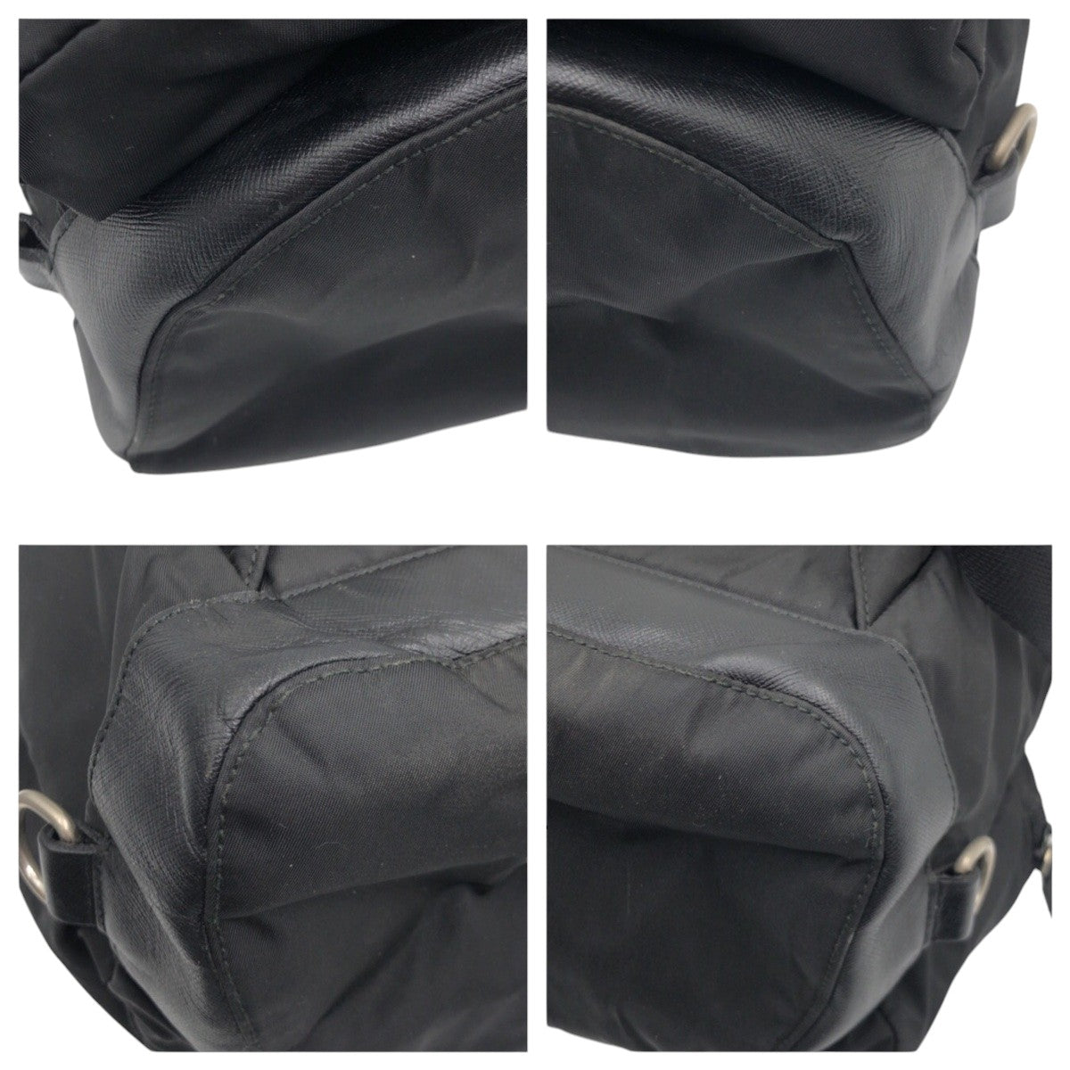 Prada Nylon Tessuto Logo Backpack