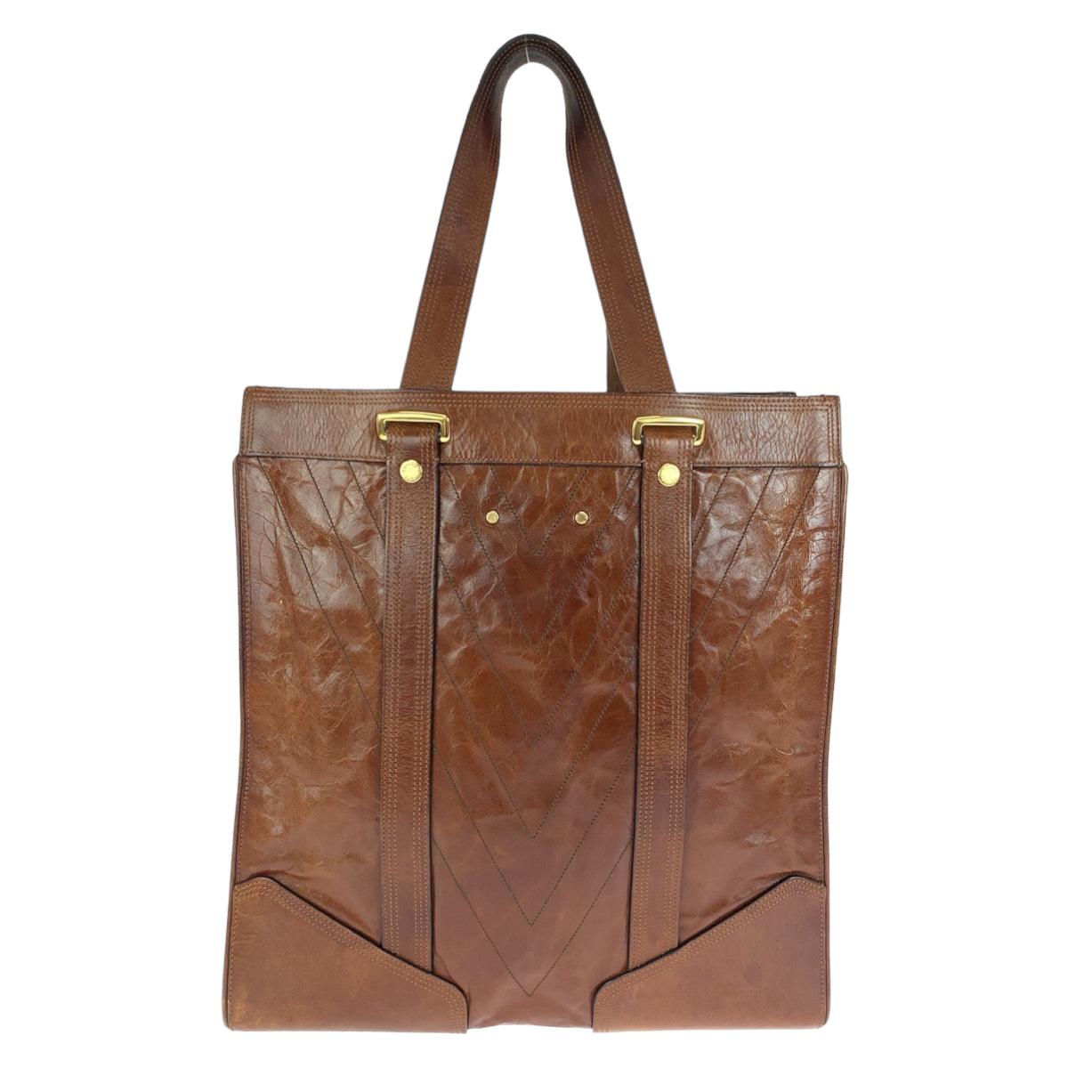 Louis Vuitton Leather Sac Plat Tote M95361