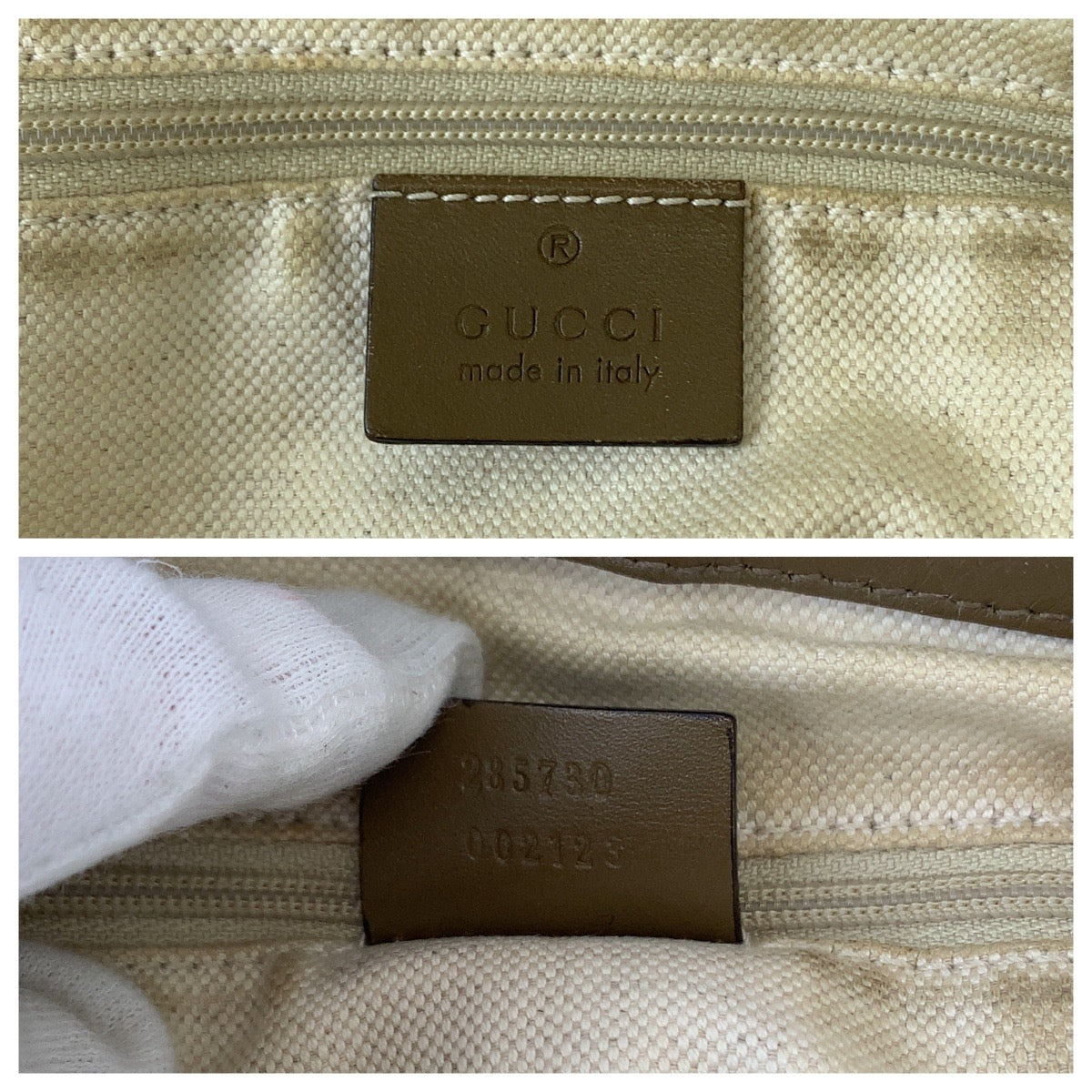 Gucci Sukey GG Canvas Handbag 285730 in Good Condition