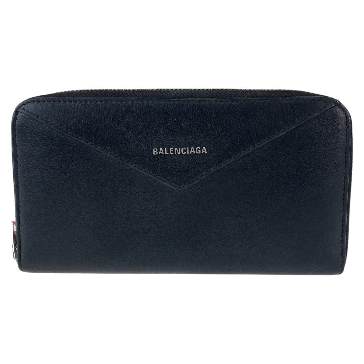 Balenciaga Leather Paper Continental Long Wallet 408151 in Very Good Condition