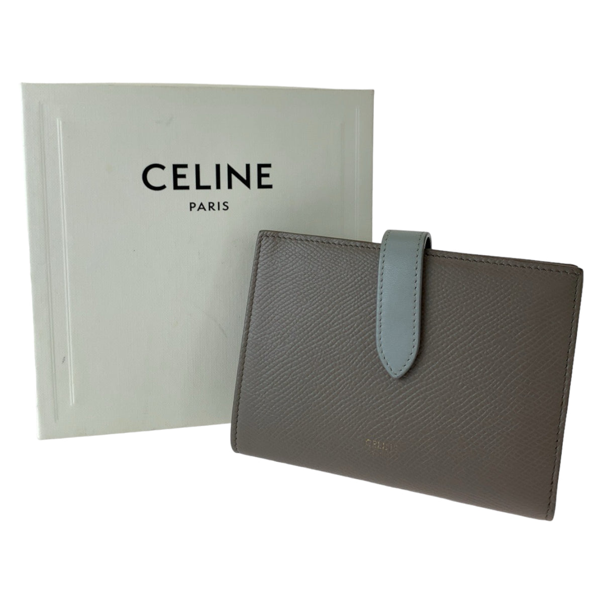 Celine Medium Strap Compact Wallet PVC in Very Good Condition