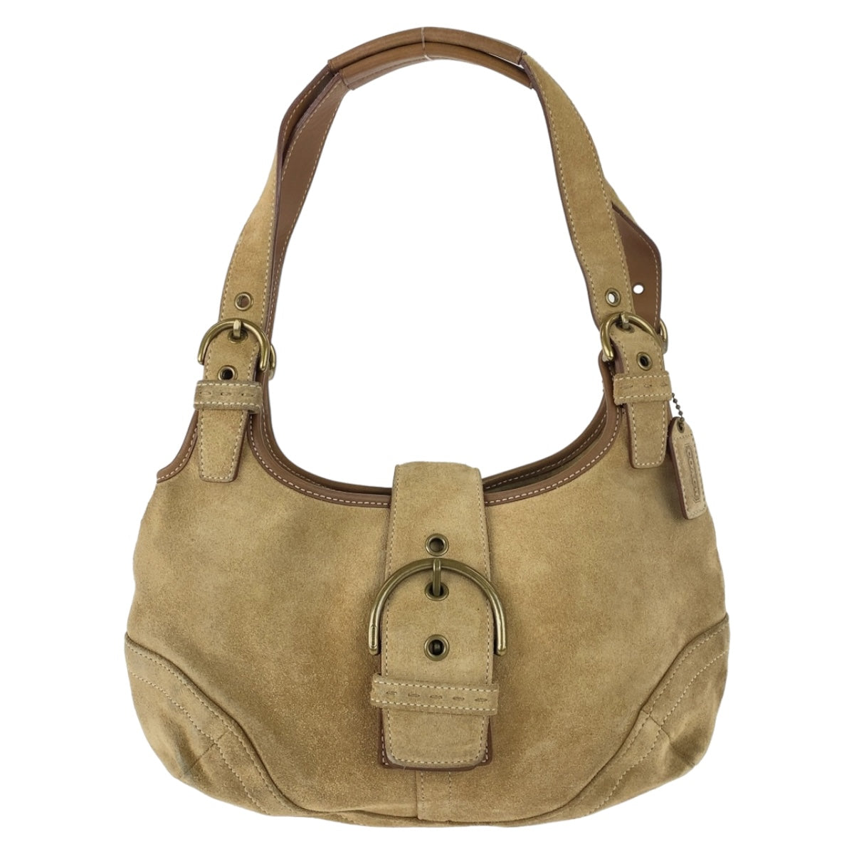 Coach Suede Shoulder Bag for Women in Very Good Condition