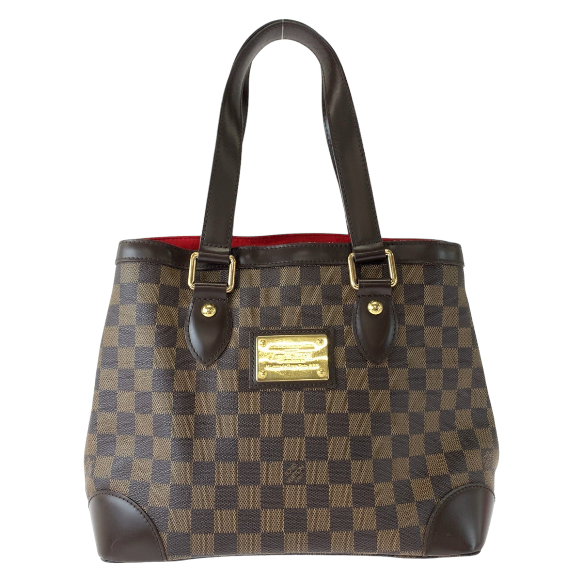 Louis Vuitton Damier Ebene Hampstead PM Tote Bag N51205 in Very Good Condition