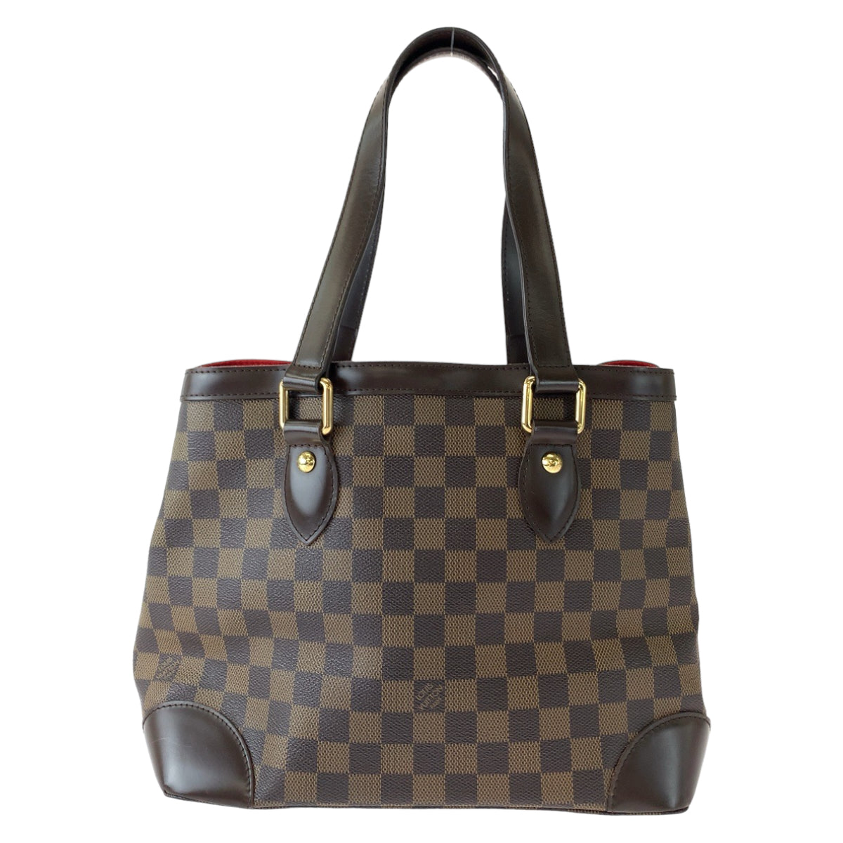 Louis Vuitton Damier Ebene Hampstead PM Tote Bag N51205 in Very Good Condition