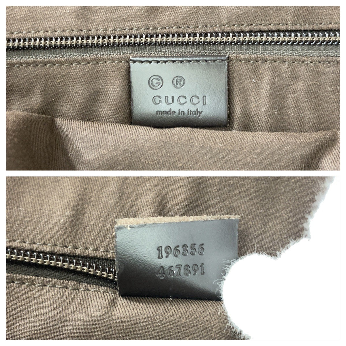 Gucci GG Canvas Leather Boston Bag