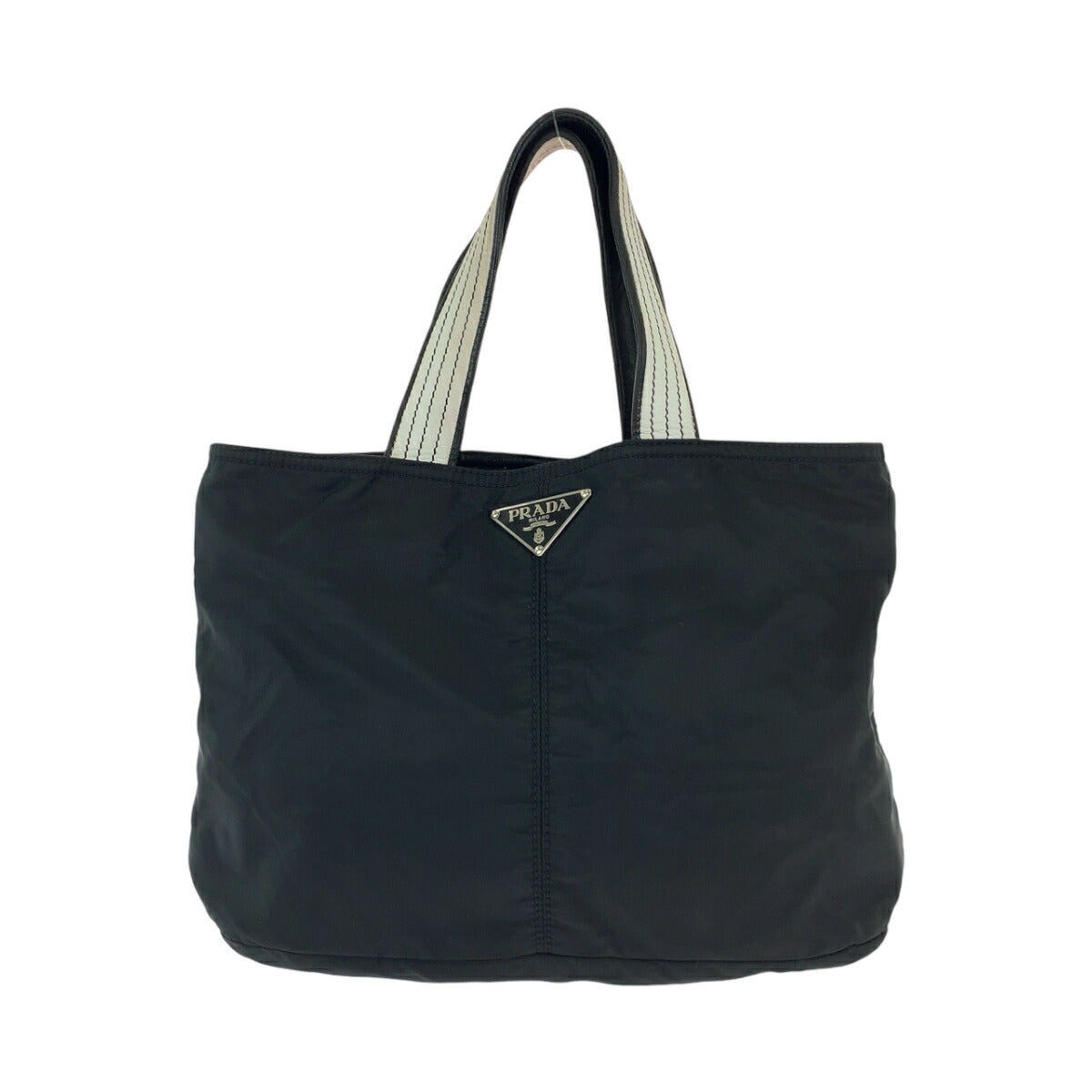 Prada Nylon Tessuto Logo Tote Bag