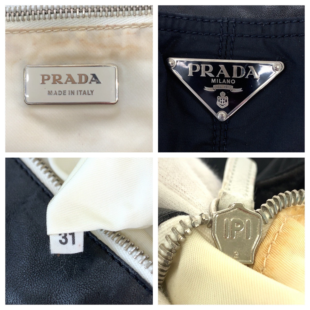 Prada Nylon Tessuto Logo Tote Bag