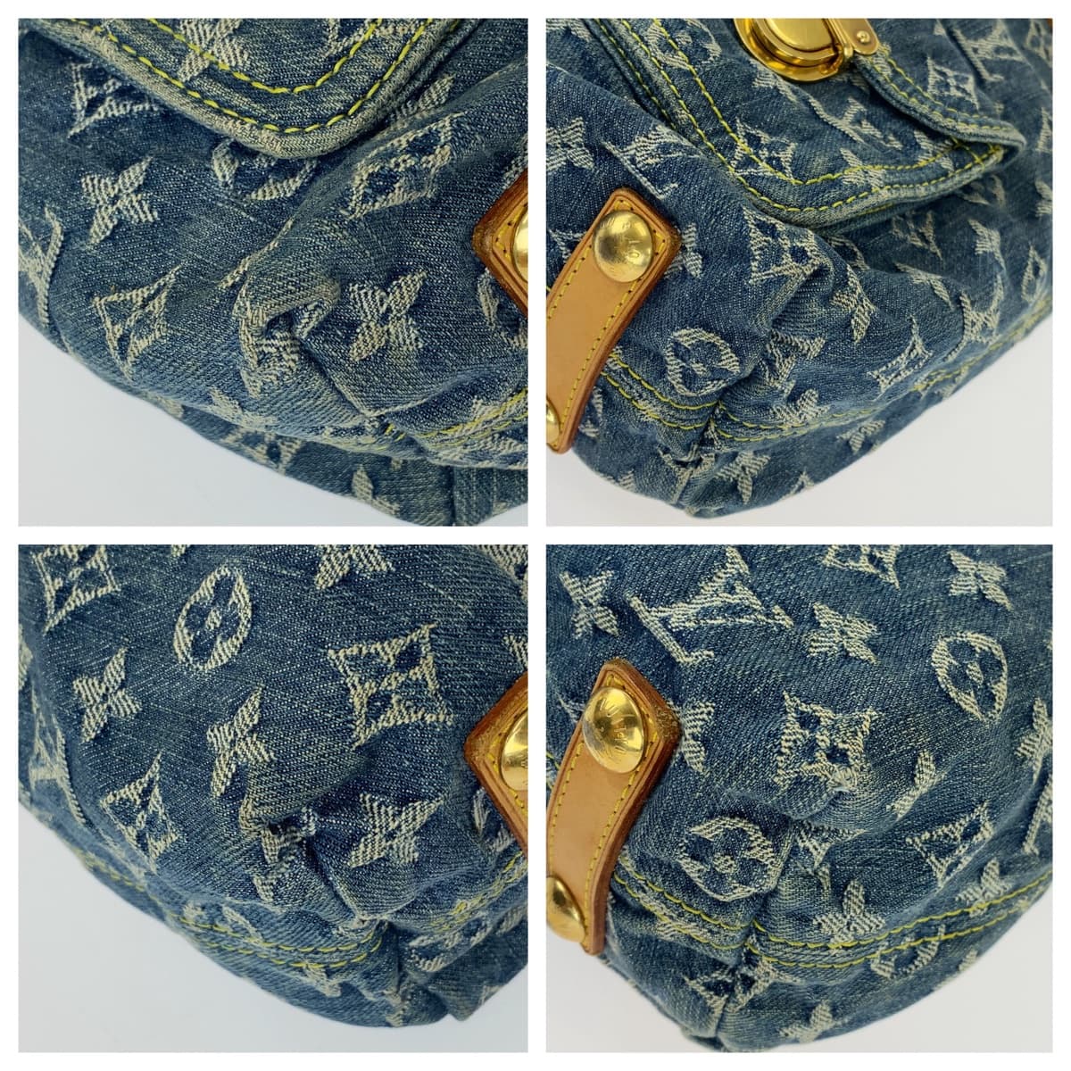 Louis Vuitton Monogram Denim Bag GM M95048 in Very Good Condition