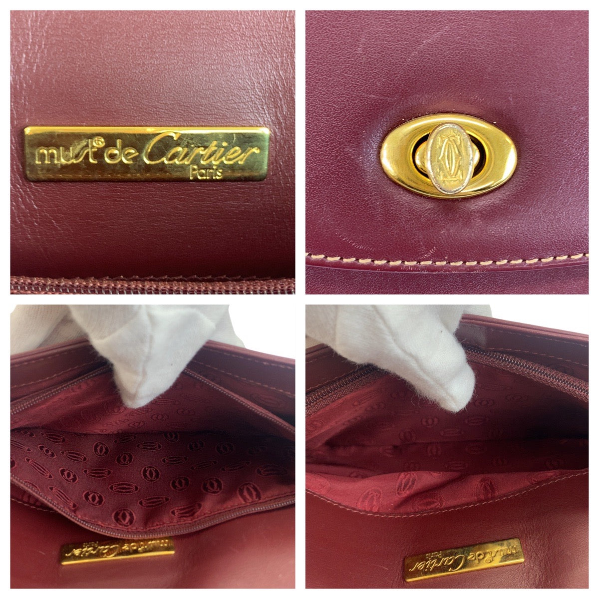 Cartier Must Line Leather Shoulder Bag