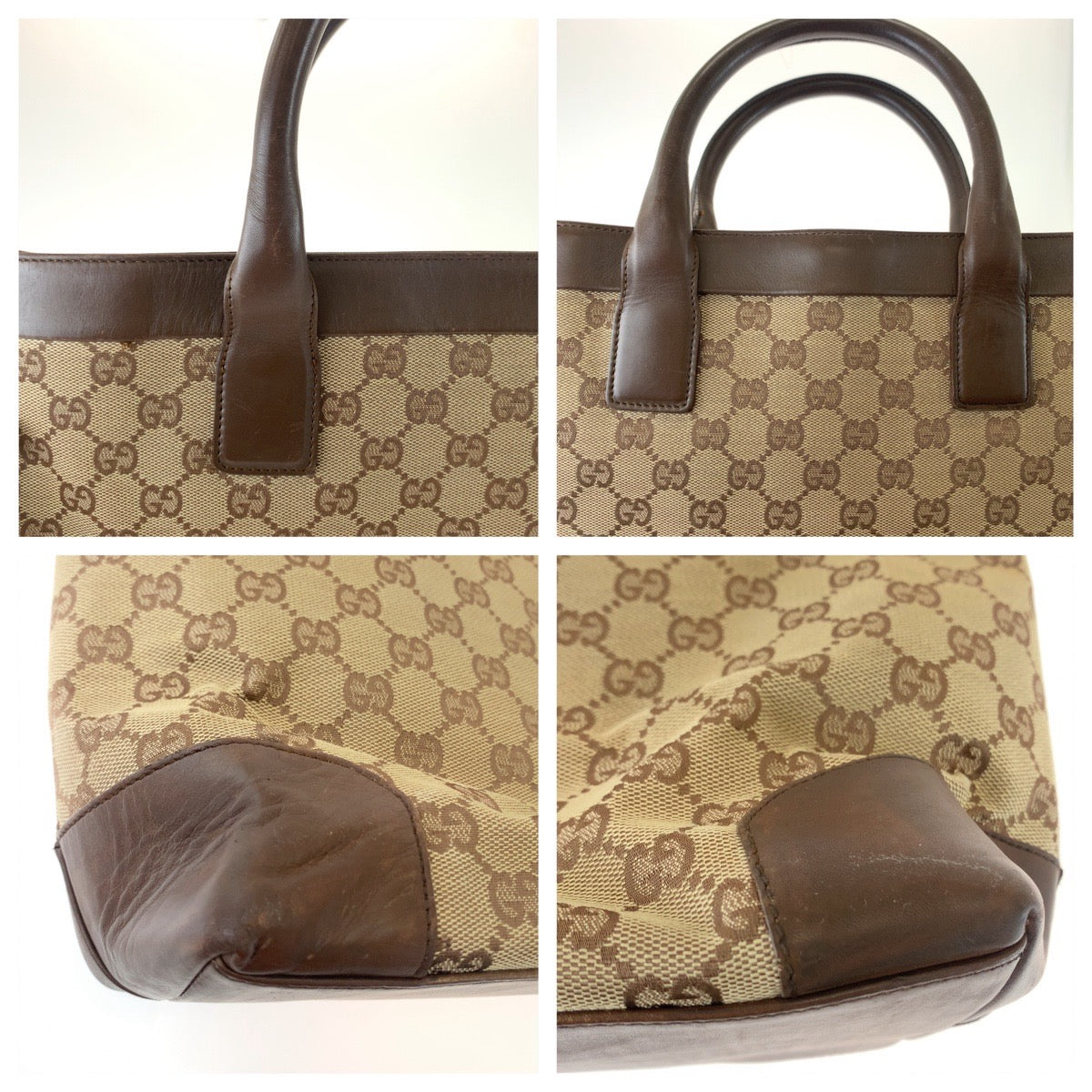 Gucci GG Canvas Tote Bag 0021121 in Very Good Condition