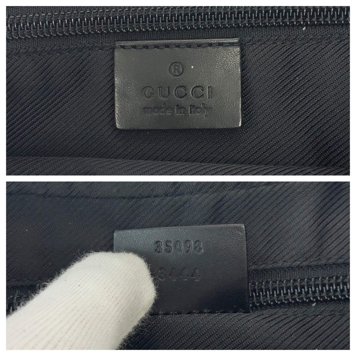 Gucci GG Canvas Shoulder Bag Black