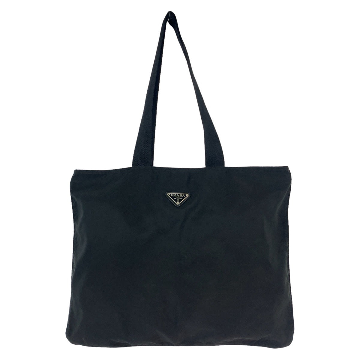 Prada Nylon Tessuto Triangle Logo Tote Bag in Very Good Condition