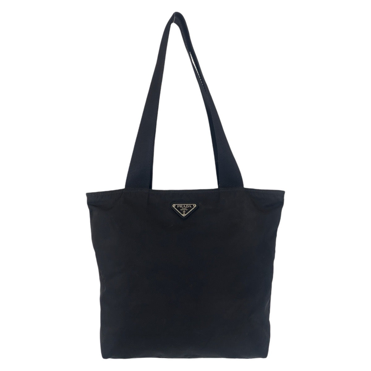 Prada Nylon Tessuto Logo Tote Bag