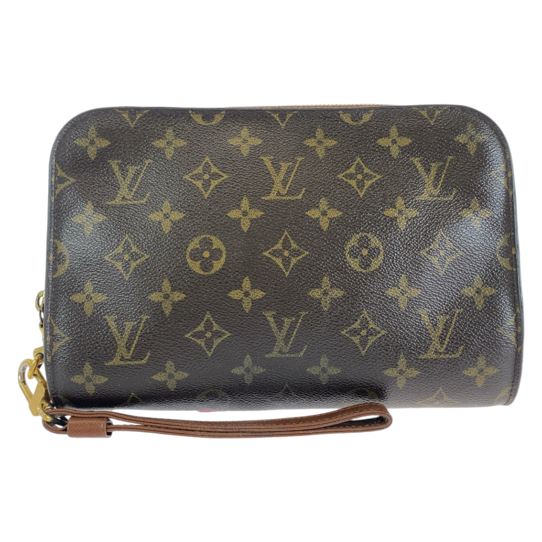 Louis Vuitton Monogram Orsay Clutch Brown