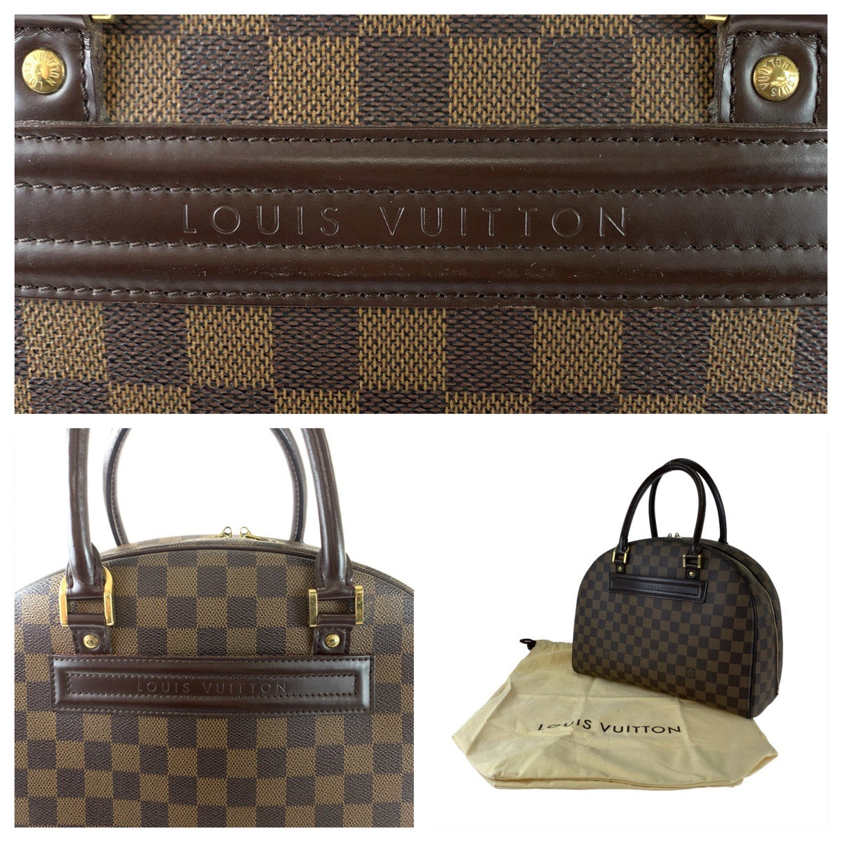 Louis Vuitton Damier Ebene Norita Handbag