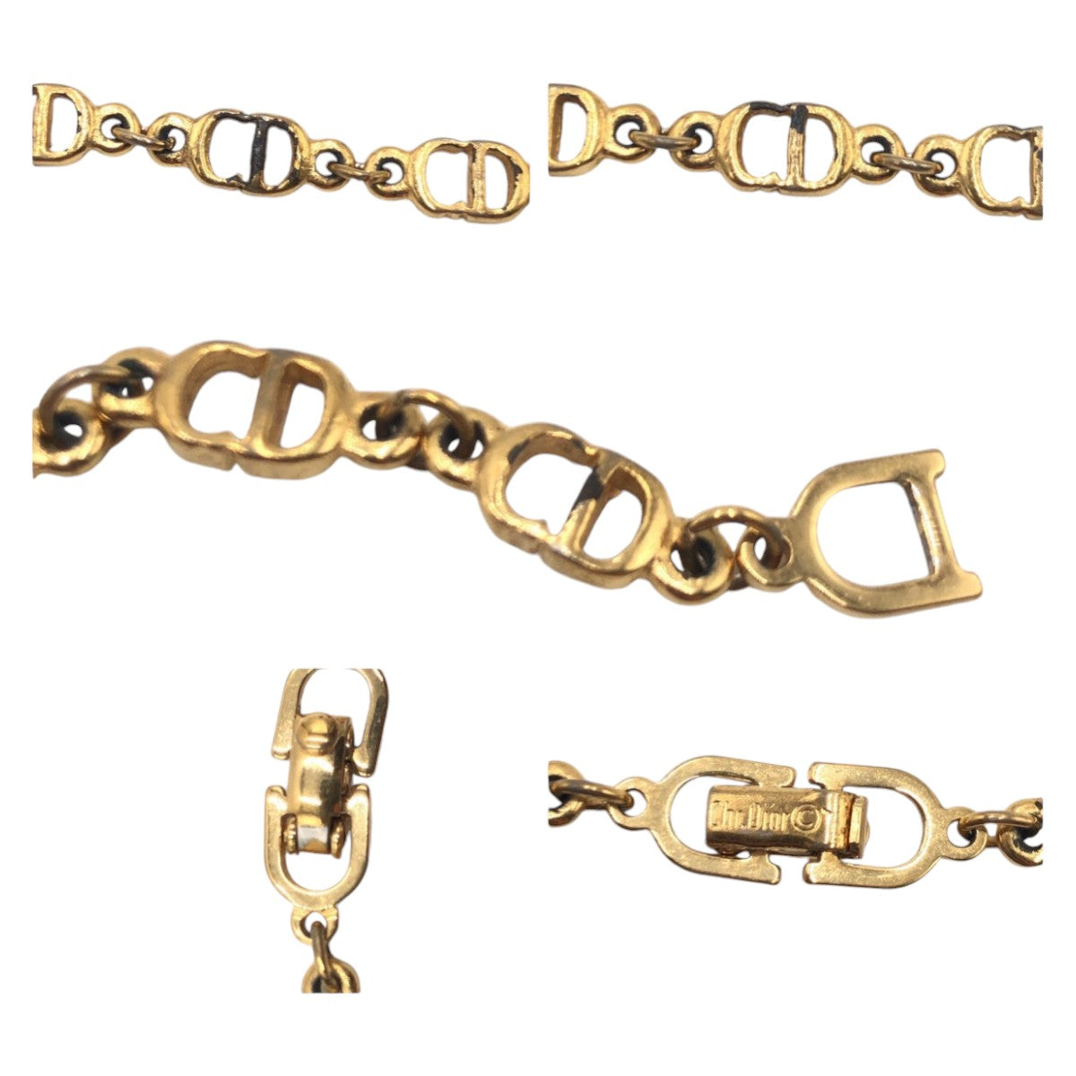 Dior Vintage Gold Plated Bracelet